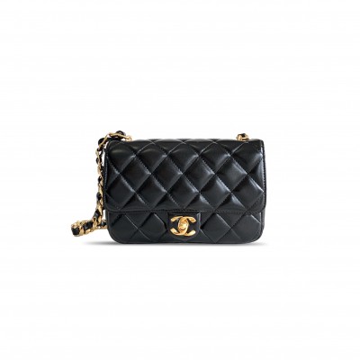 CHANEL MASTER 24B CLASSIC THICK WALLET ON CHAIN FLAP BAG 2974801 (20*13*4.5cm)